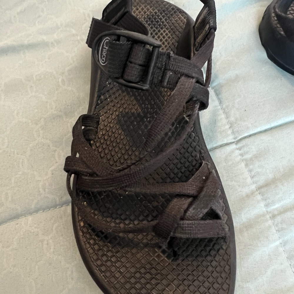 Chaco Black Adjustable Sandals